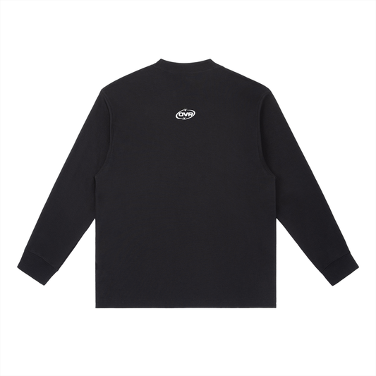 overcoming classic logo mens cotton longsleeve
